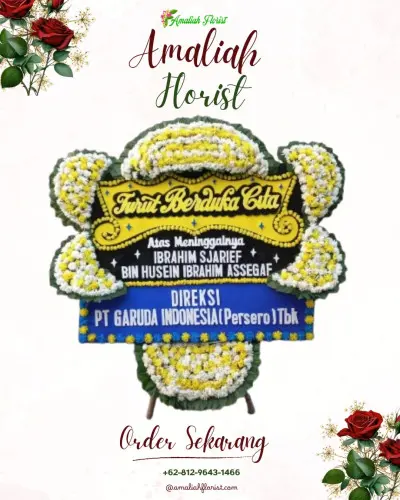 Papan Bunga Duka di Watujaya